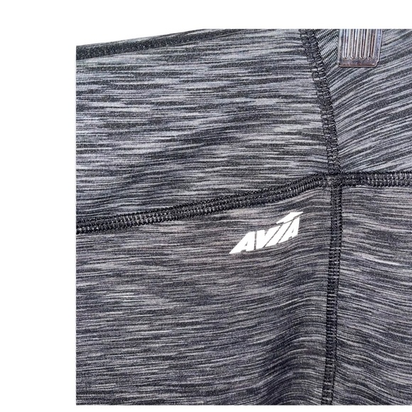 AVIA Gray Talla Capri Leggings with Mesh on Legs M - Picture 4 of 7